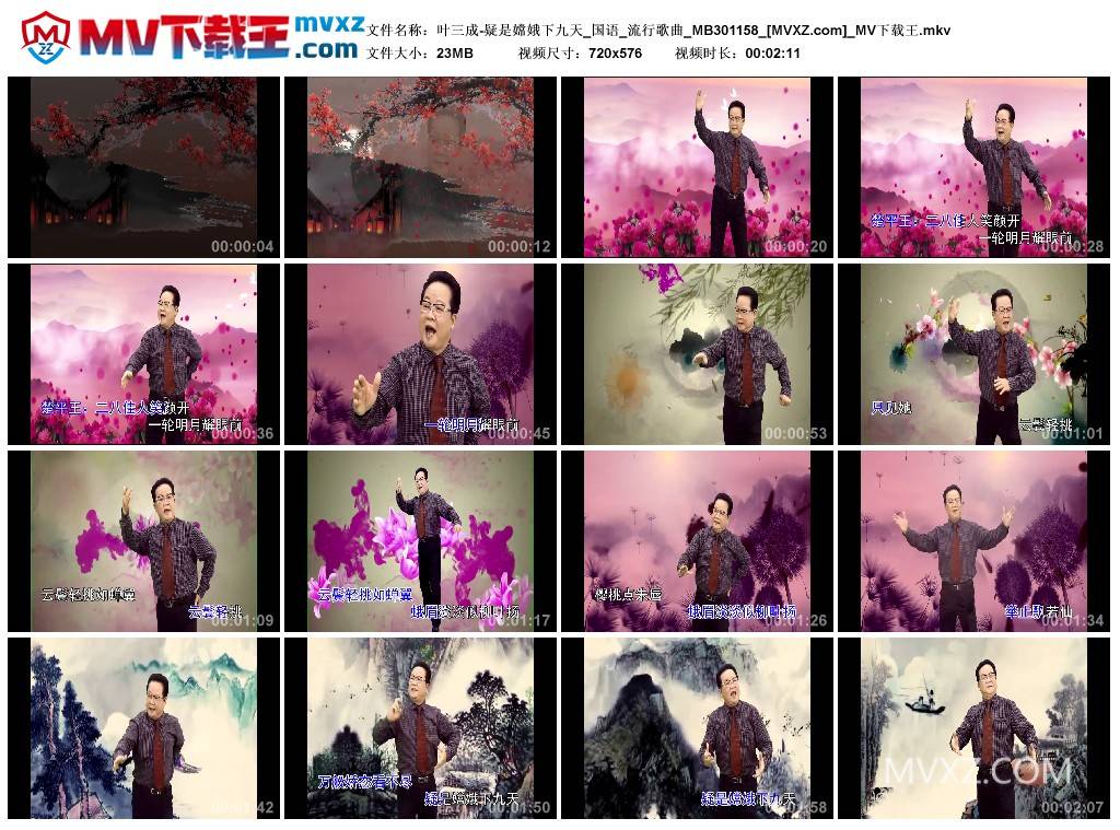 叶三成-疑是嫦娥下九天_国语_流行歌曲_MB301158